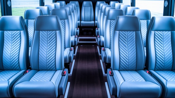 28 passenger minibus inside columbia
