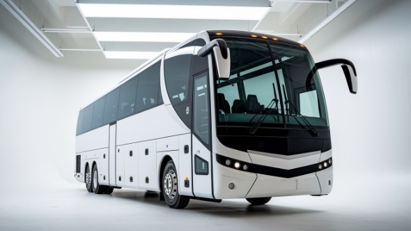 columbia 56 passenger charter bus