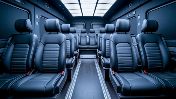 sprinter van with driver interior columbia